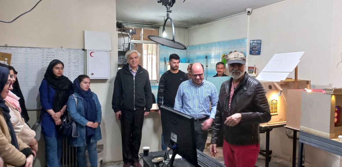 بازدید علمی دانشجویان انیمیشن دانشکده هنر و معماری دانشگاه تربیت مدرس از ۷ استودیوی رسانه فرد 