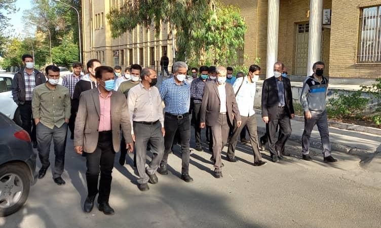 برگزاری برنامه پیاده روی و ورزش صبحگاهی به مناسبت گرامیداشت هفته خوابگاه های دانشجویی