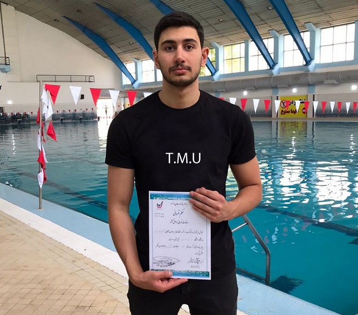 کسب یک مدال طلا و دو نقره شنای دانشجویان منطقه یک کشور توسط دانشجوی دانشگاه