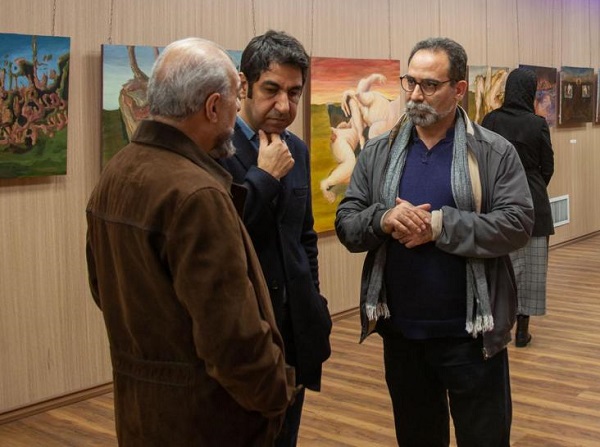 افتتاح نمایشگاه آثار خط و نقاشی در سالن سیمرغ دانشکده هنر 